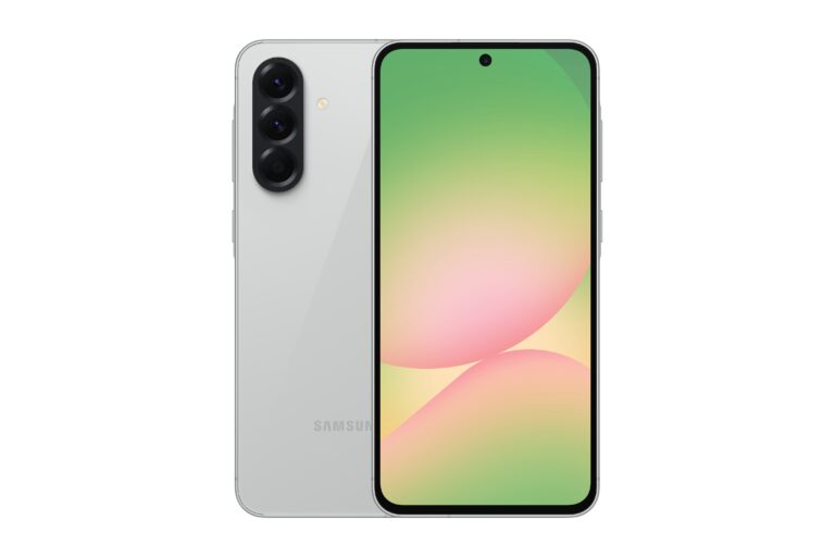 smartphone-ul galaxy a56 5g privit din fata si spate
